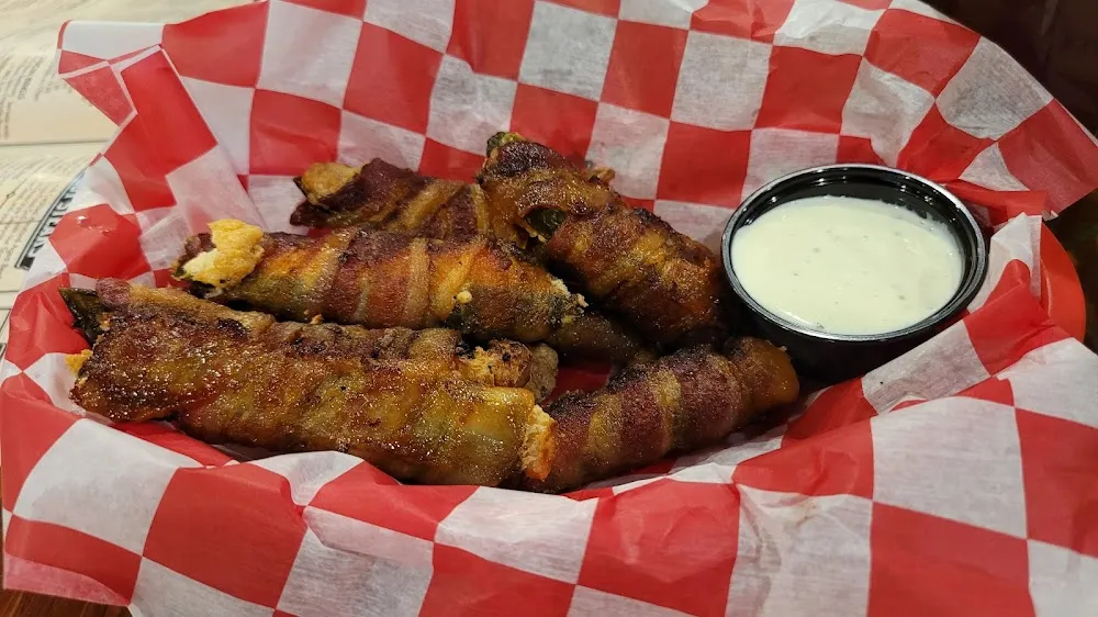Bacon Wrapped Poppers
